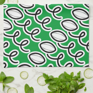 Serviette de rugby personnalisée Design de thème