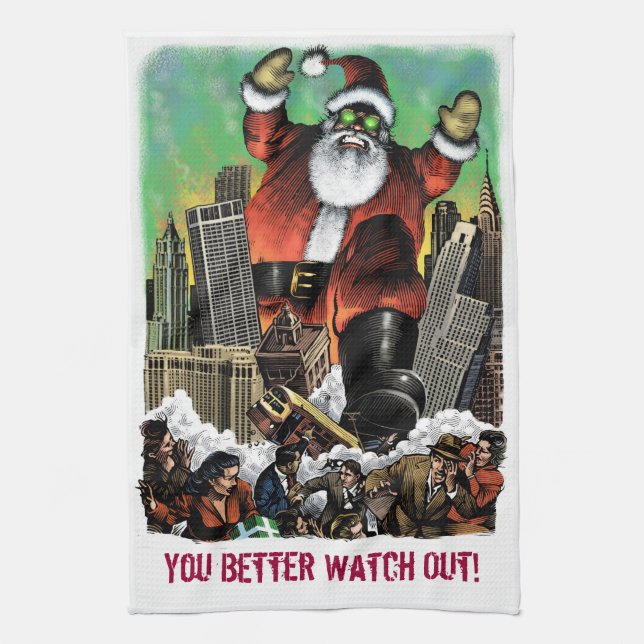 Serviette de Santazilla (Vertical)