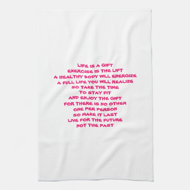 SERVIETTE DE SÉANCE D'ENTRAÎNEMENT (Vertical)