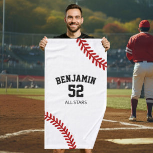 serviette de sport de base-ball, serviette de bain