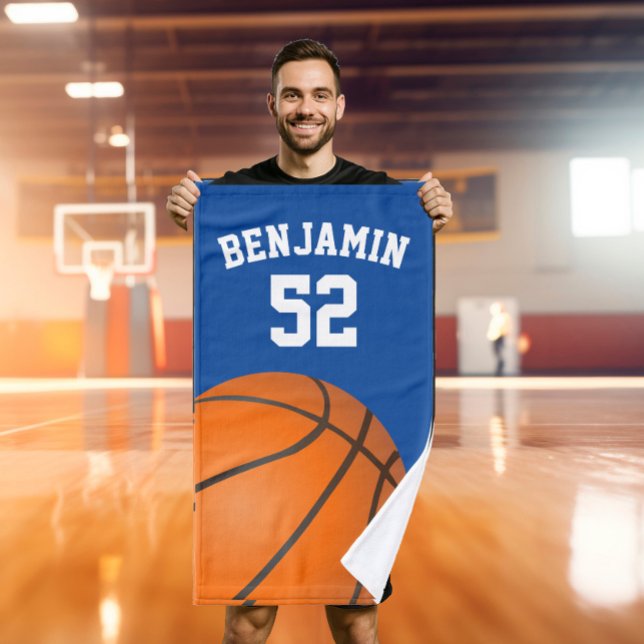 Serviette de sport de basket-ball, serviette de ba (Créateur téléchargé)