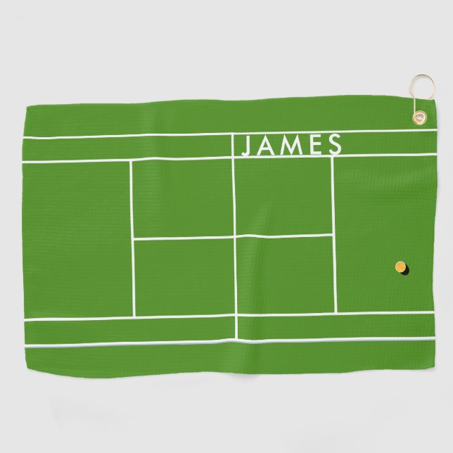 Serviette de sport de tennis personnalisée (Horizontal)