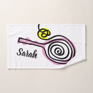 Serviette de sport de tennis personnalisée pour le