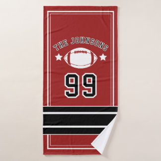 Serviette de sport personnalisée | Joueur de footb