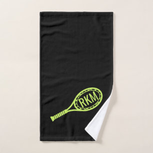 Serviette de sport pour tennis Monogramme Simple N