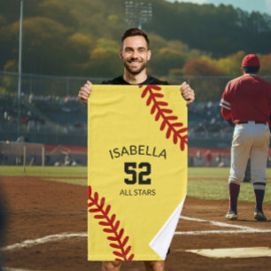 serviette de sport softball, serviette de bain coa