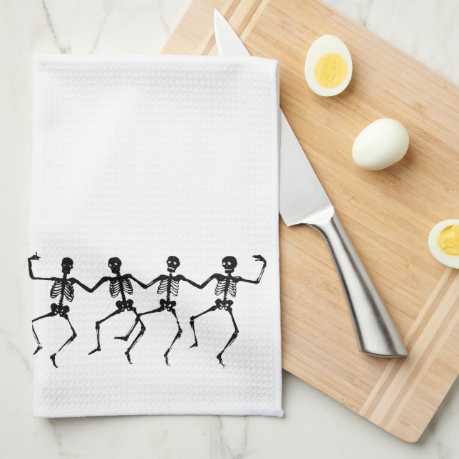 serviette de squelette de danse (Quart Plié)