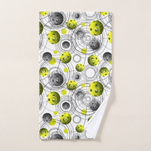 Serviette de sueur de Pickelball Vert moderne