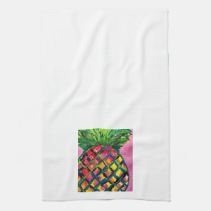 Serviette de thé à l'ananas amusante