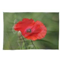 Serviette de thé au pavot