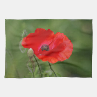 Serviette de thé au pavot