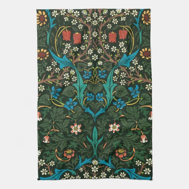 SERVIETTE DE THÉ AVEC CONCEPTION "TULIPS" DE WILLI (Vertical)