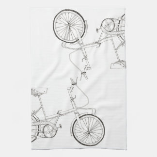Serviette de thé de bicyclette