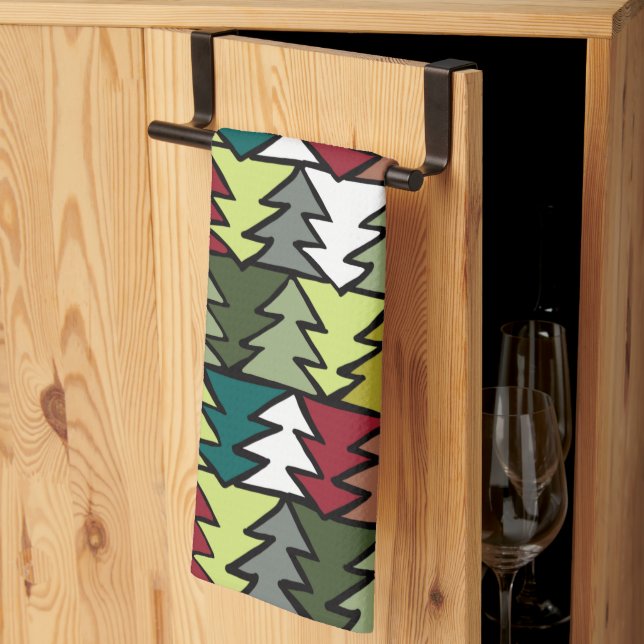 Serviette de thé de cuisine (Pliage en tiers)