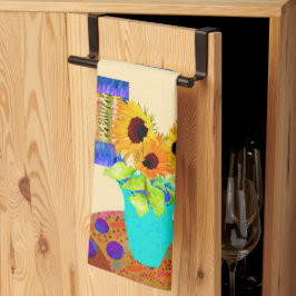 Serviette de thé de cuisine tournesol