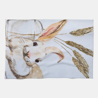 Serviette de thé de lapin
