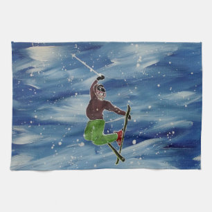 Serviette de thé de ski