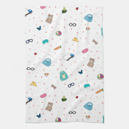 Serviette de thé des favoris du paddy - art par