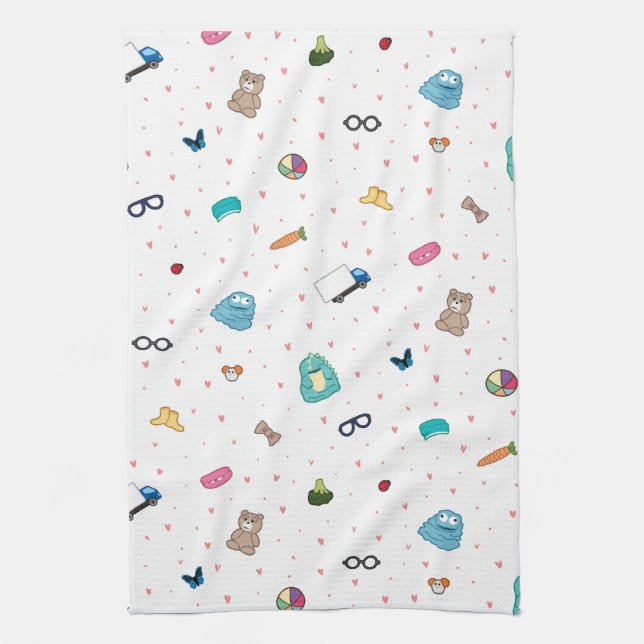 Serviette de thé des favoris du paddy - art par (Vertical)