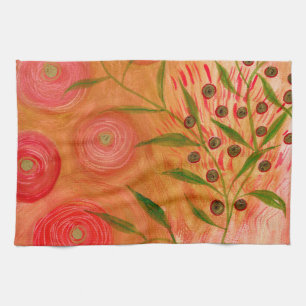 Serviette de thé Dessert Rose
