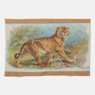 Serviette de thé en tigre Vintage