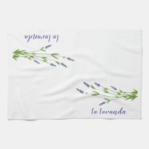 Serviette de thé La Lavanda (Lavender)
