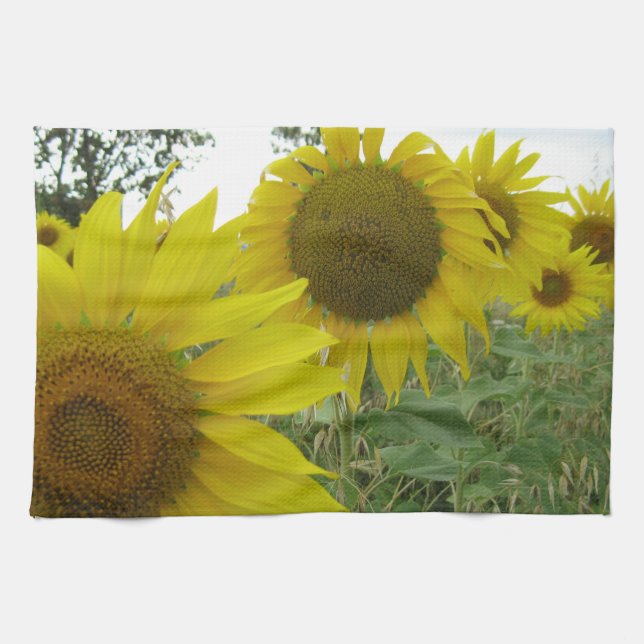 Serviette de thé photo tournesol 40,6 cm x 61 cm (Horizontal)