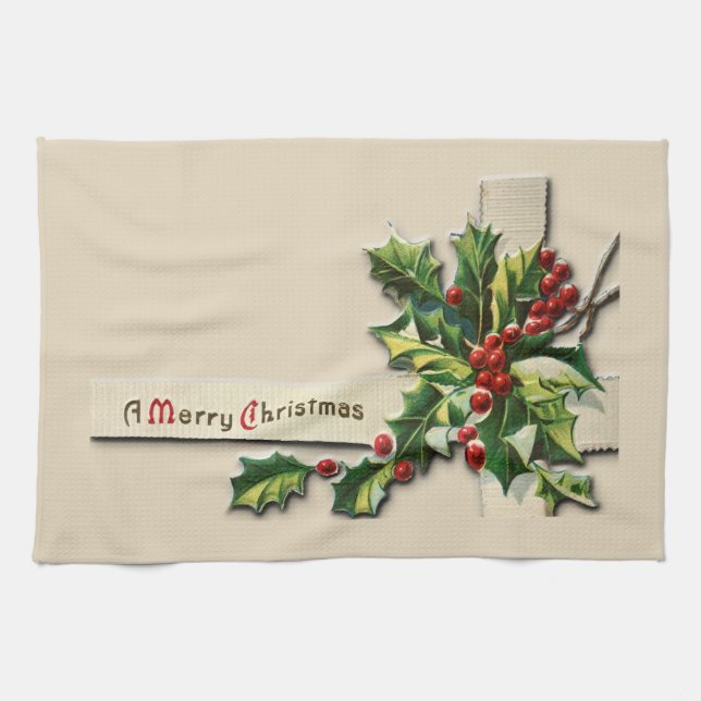 Serviette de thé pour Noël (Horizontal)