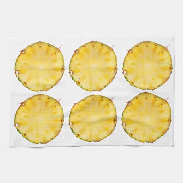 Serviette de thé - tranche d'ananas (Horizontal)