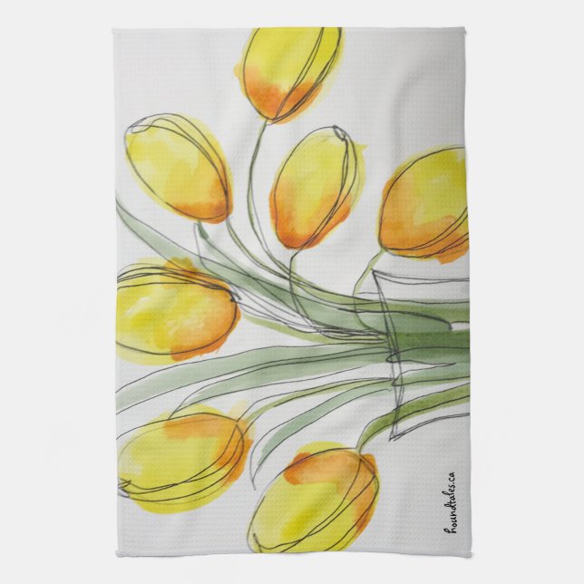 Serviette de thé Tulip (Vertical)