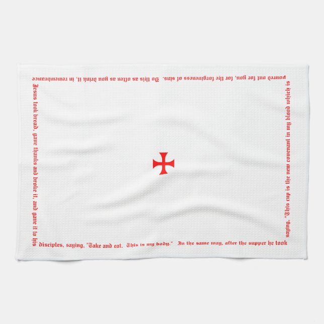 Serviette de tissu de communion (Horizontal)