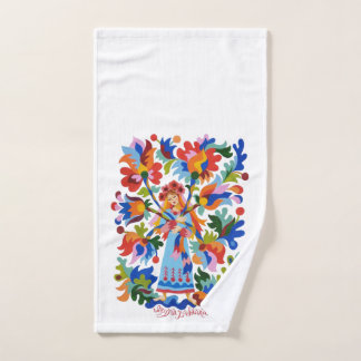 Serviette de toilette en art folklorique ukrainien