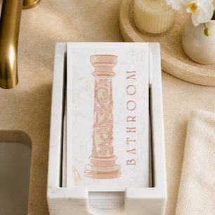 Serviette de toilette en papier pour invités