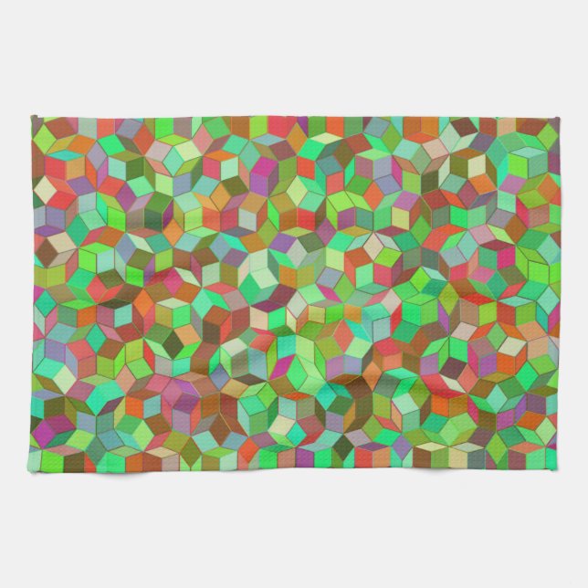 Serviette de tuile de Penrose (Horizontal)