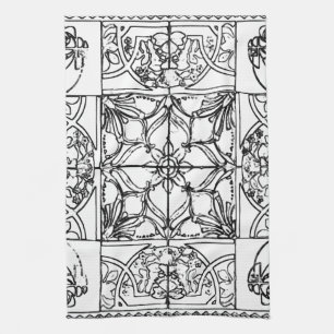 Serviette de tuile de Peranakan
