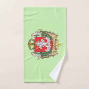 Serviette de ville de Vilnius, Lituanie