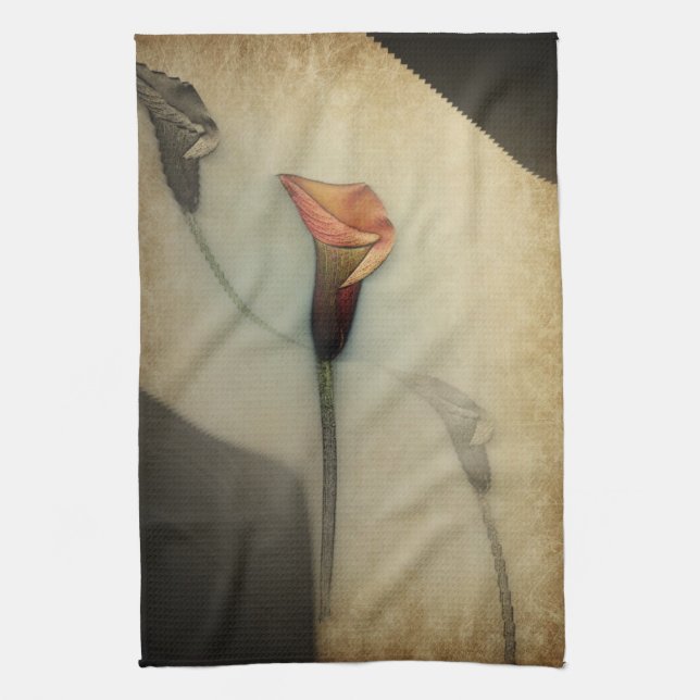 Serviette de zantedeschia (Vertical)