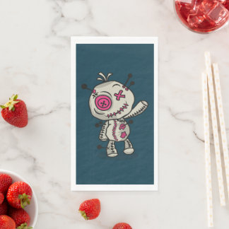 Serviette d'hôte en papier à jetons Voodoo