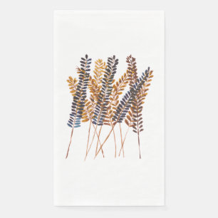 Serviette d'hôte en papier d'automne