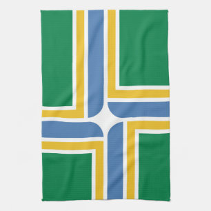Serviette Drapeau de Portland, Oregon