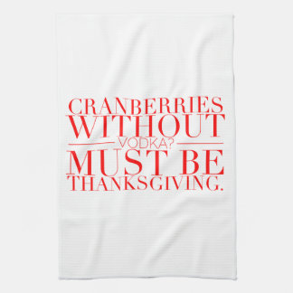 Serviette drôle de thanksgiving