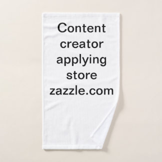 Serviette du créateur de contenu