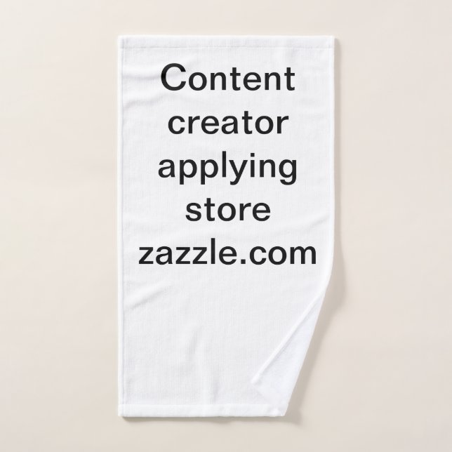 Serviette du créateur de contenu (Serviette à main)