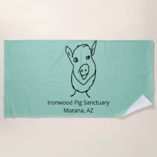 Serviette du sanctuaire de cochon en bois de fer !