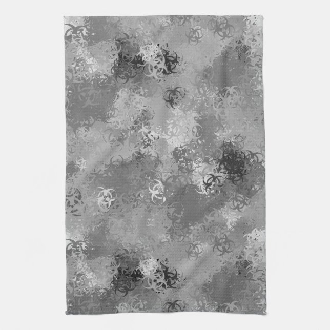 Serviette en Camo Urbain Biodanger (Vertical)