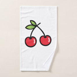 Serviette en cerise douce