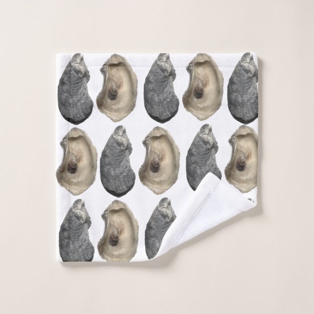 Serviette en coquille d'huître (Gant de toilette)