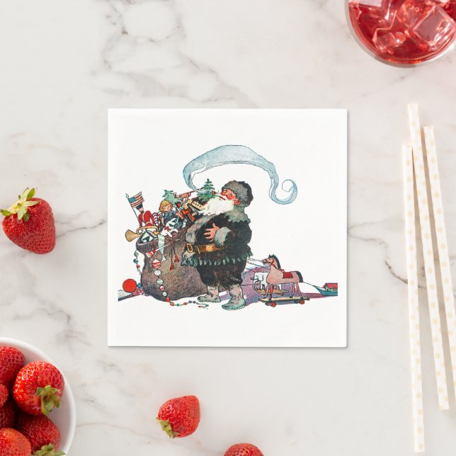 Serviette en papier (En situation)