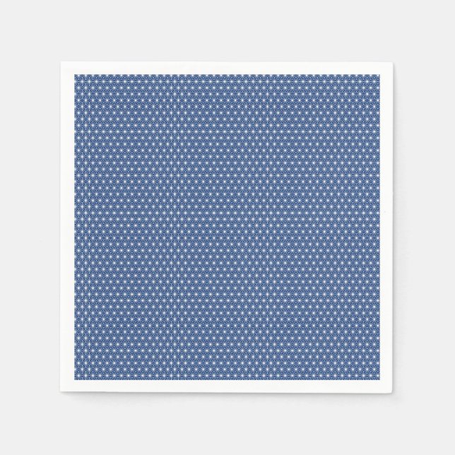 SERVIETTE EN PAPIER 麻の葉模様 (Devant)