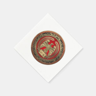 Serviette En Papier [100] Aigle impérial romain d'or